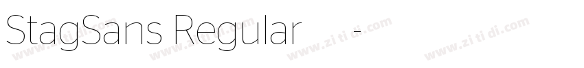 StagSans Regular 常规字体转换